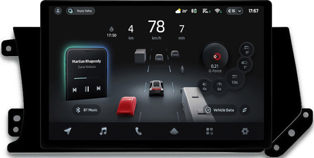 Магнитола для Haval F7, F7x 2018-2022 - Teyes CC4-PRO монитор 13" 2K QLED на Android 13, Snapdragon 778G, 8+128, AI, CarPlay, DSP, 4G SIM-слот