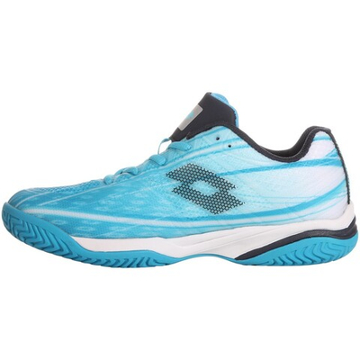 детские Кроссовки теннисные Lotto Mirage 300 All Round Junior - blue bay/navy blue/all white