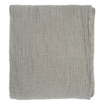 Покрывало из жатого хлопка серого цвета  из коллекции essential, 230х250 см