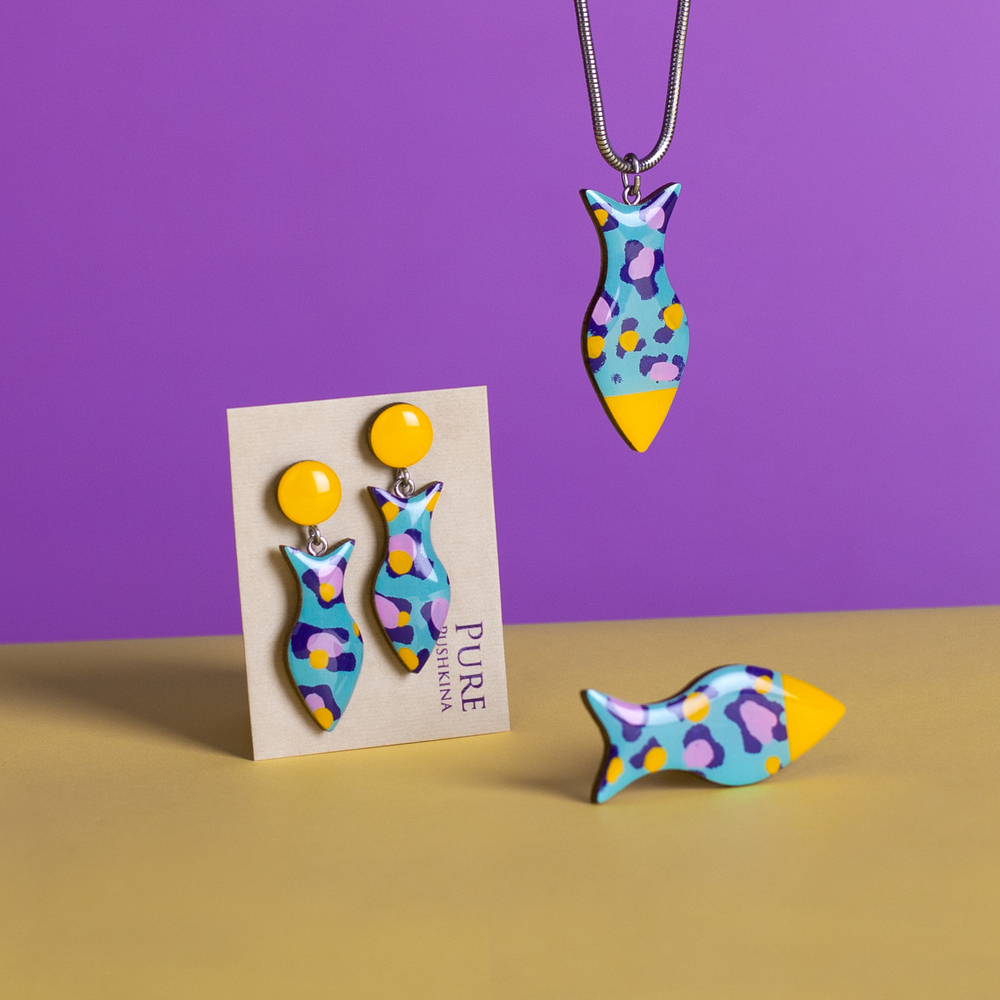 Комплект Украшений - Рыбки - ЛеоЛето