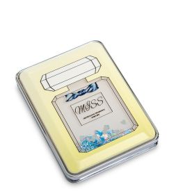 WW-112/1 Зеркало прямоугольное с плавающими блестками «Парфюм»