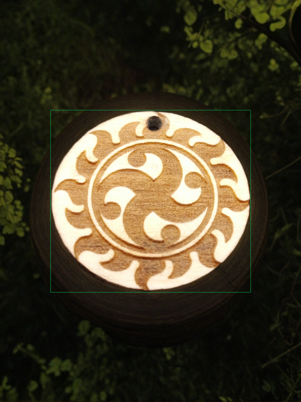 Славянский деревянный оберег символ Рода. Материал береза. Длина шнура 50 см. Диаметр 3 см