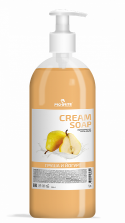 1084-1 Cream Soap Крем-Мыло 1л (1/12) Груша и йогурт ПРО-БРАЙТ