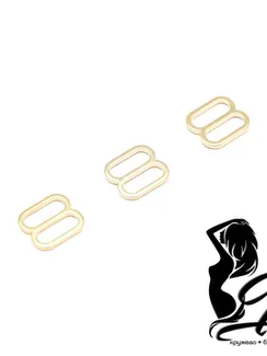 Рамка-регулятор Италия, 10 мм, металл, золото