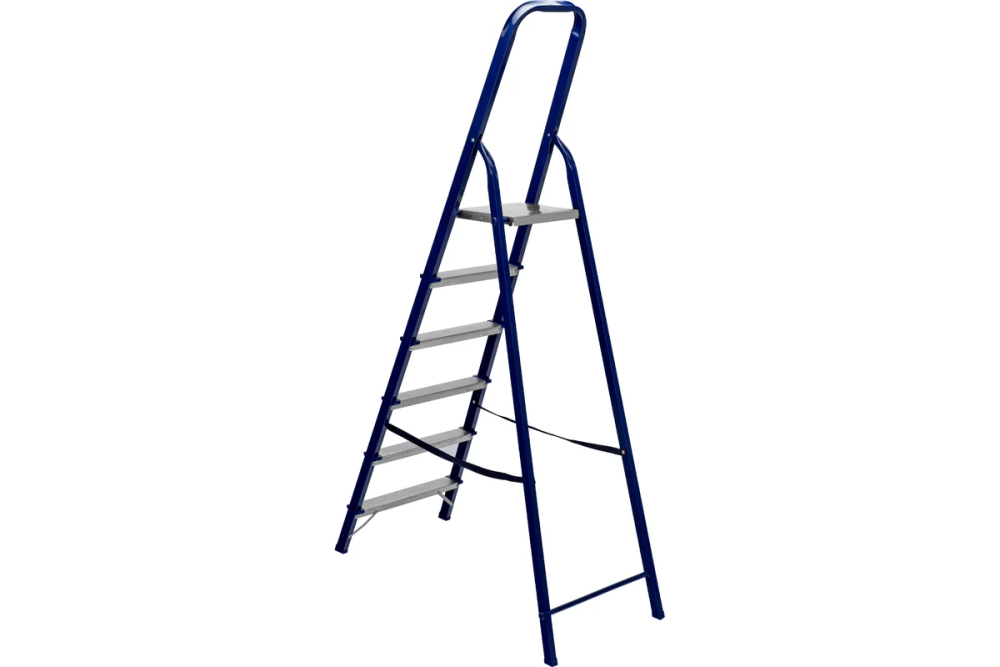 Стальная стремянка 6 ступеней СИБРТЕХ Pоссия 97846