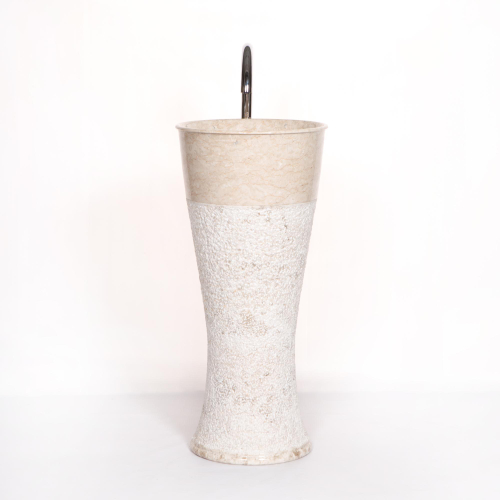 Раковина напольная из мрамора Pedestal MN-63219 40*40*90