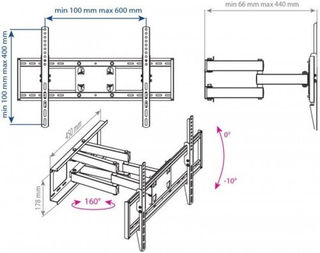 Кронштейн Kromax OPTIMA-409