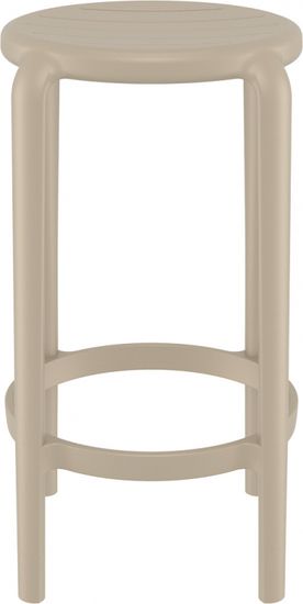 Табурет пластиковый полубарный Tom Bar 65