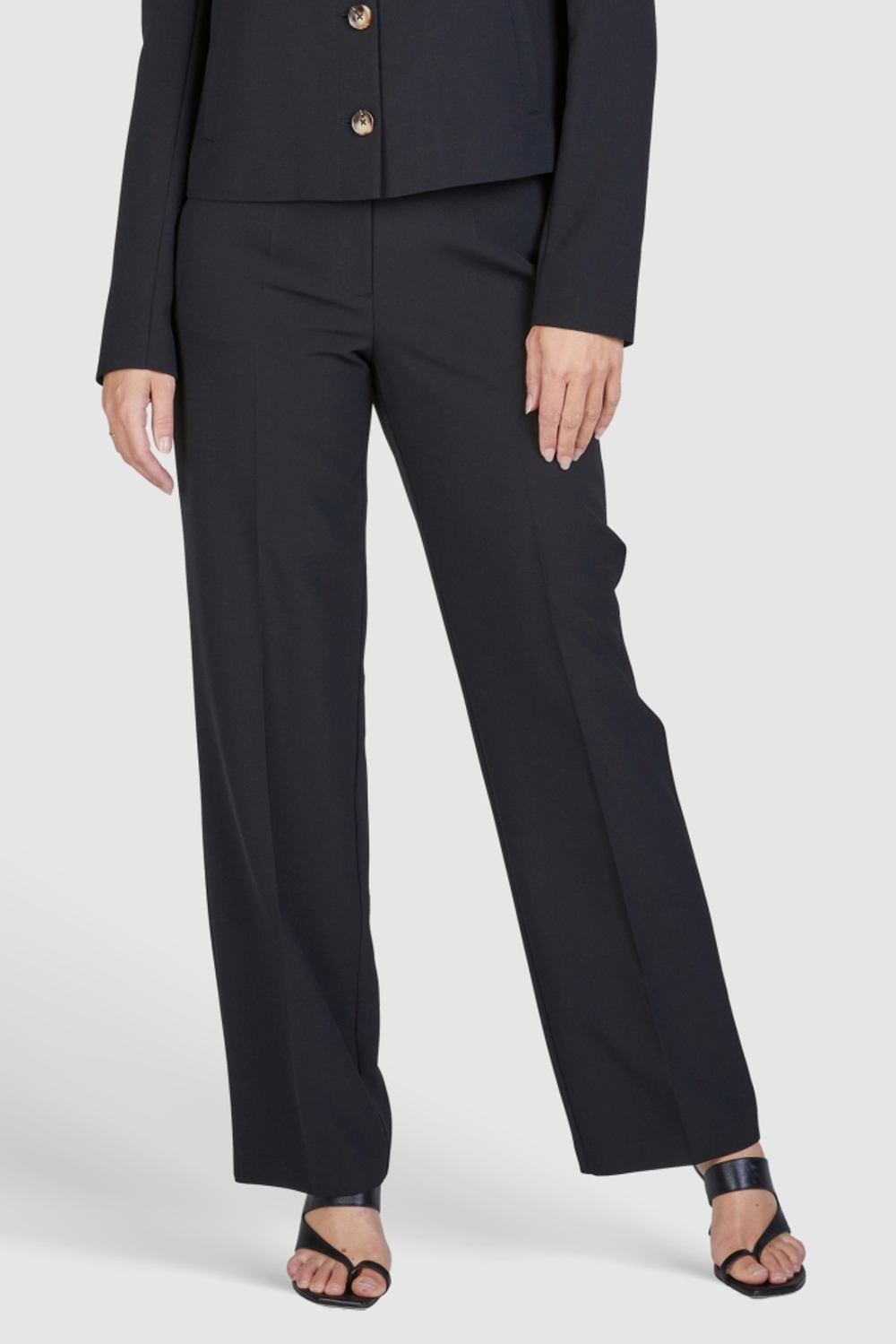 Брюки Marc Aurel 93225 черный люрекс на поясе