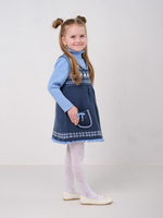 Сарафан вязаный "Зимние фантазии"