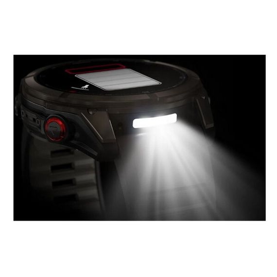 Garmin Fenix 8 Pro 51 мм Amoled Sapphire Carbon Gray DLC Titanium with Black/Pebble Gray Silicone Band (010-03199-00/010-03199-01)