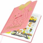 Дневник 1-4 класс 48 л., кожзам (твердая с поролоном), фигурный край, ЮНЛАНДИЯ, "Котик", 106934