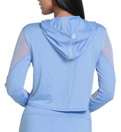 Женская теннисная футболка с длинным рукавом Lucky in Love Love - blav