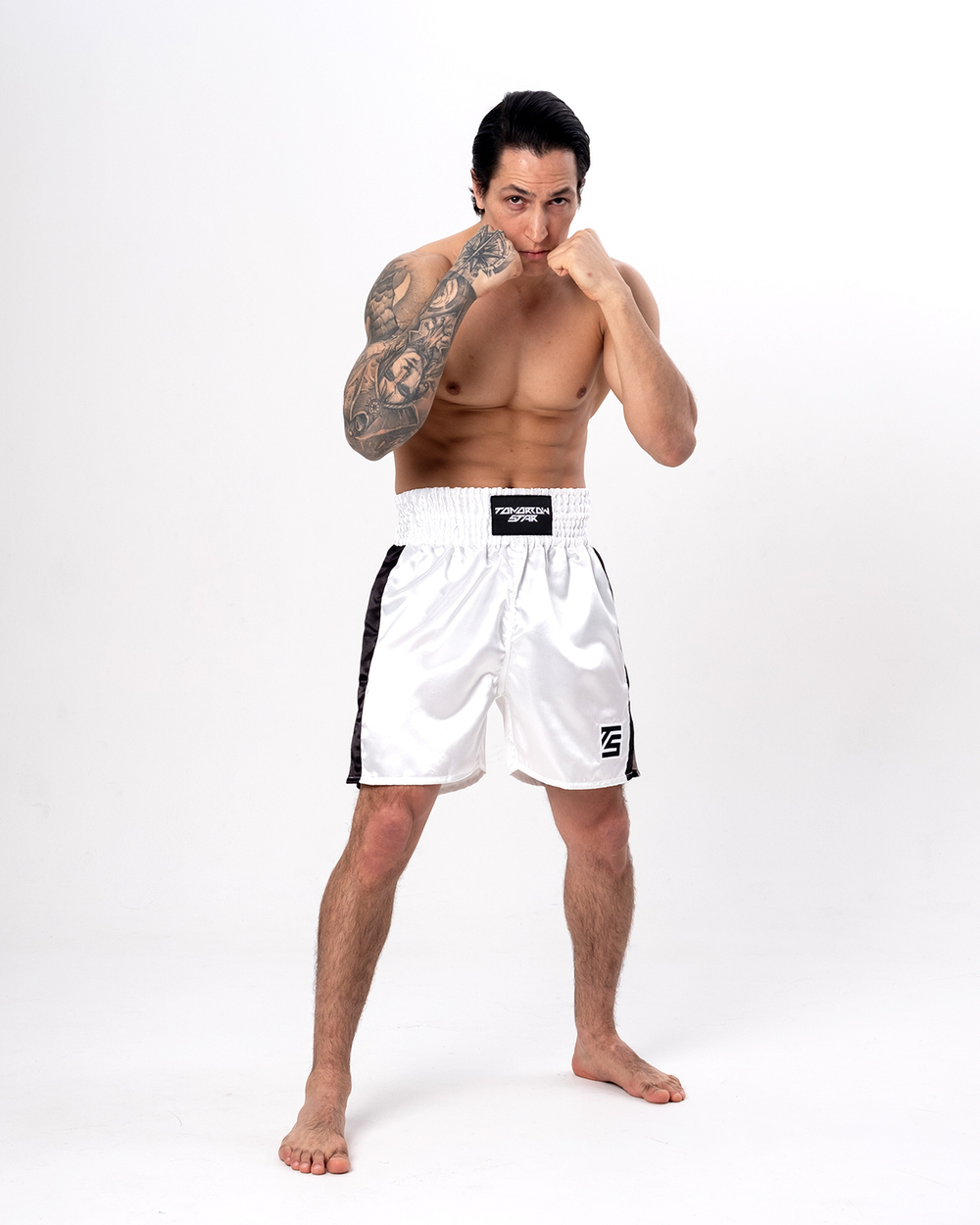 Шорты для бокса Tomorrow Star белые