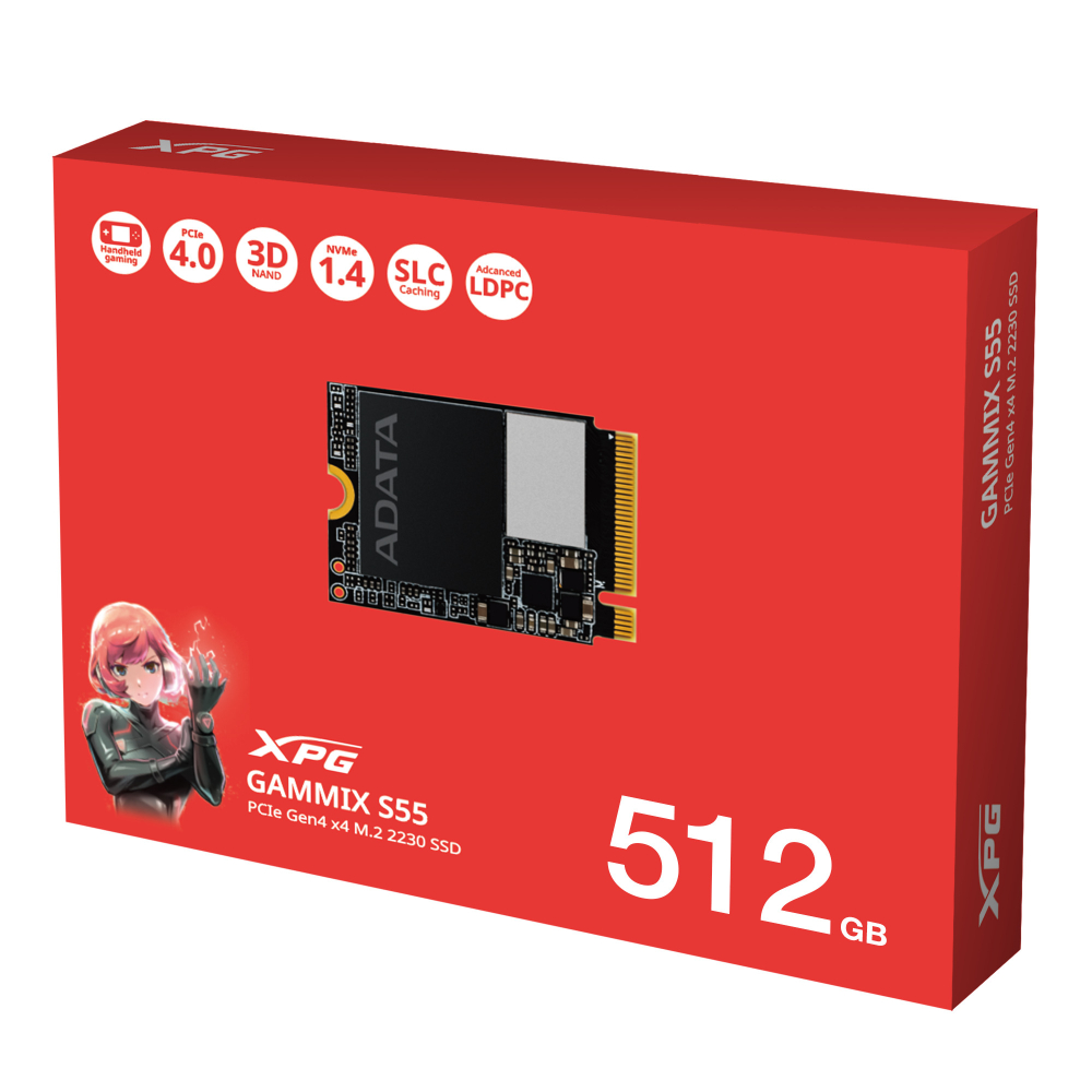 Накопитель SSD M.2 2230 ADATA XPG GAMMIX S55 512 ГБ