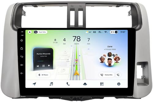 Магнитола для Toyota Land Cruiser Prado 150 2009-2013 (правый руль) - Teyes CC4L-DTS монитор 9" IPS, Android 14, Быстрая, Snapdragon 662, CarPlay, 4G SIM-слот