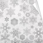 Бумага упаковочная 50х70 см «Метель» (1 лист), Серебро