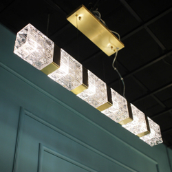 Подвесной светильник Cloyd CORUND-A P6 / шир. 86 см - латунь (арт.10680)