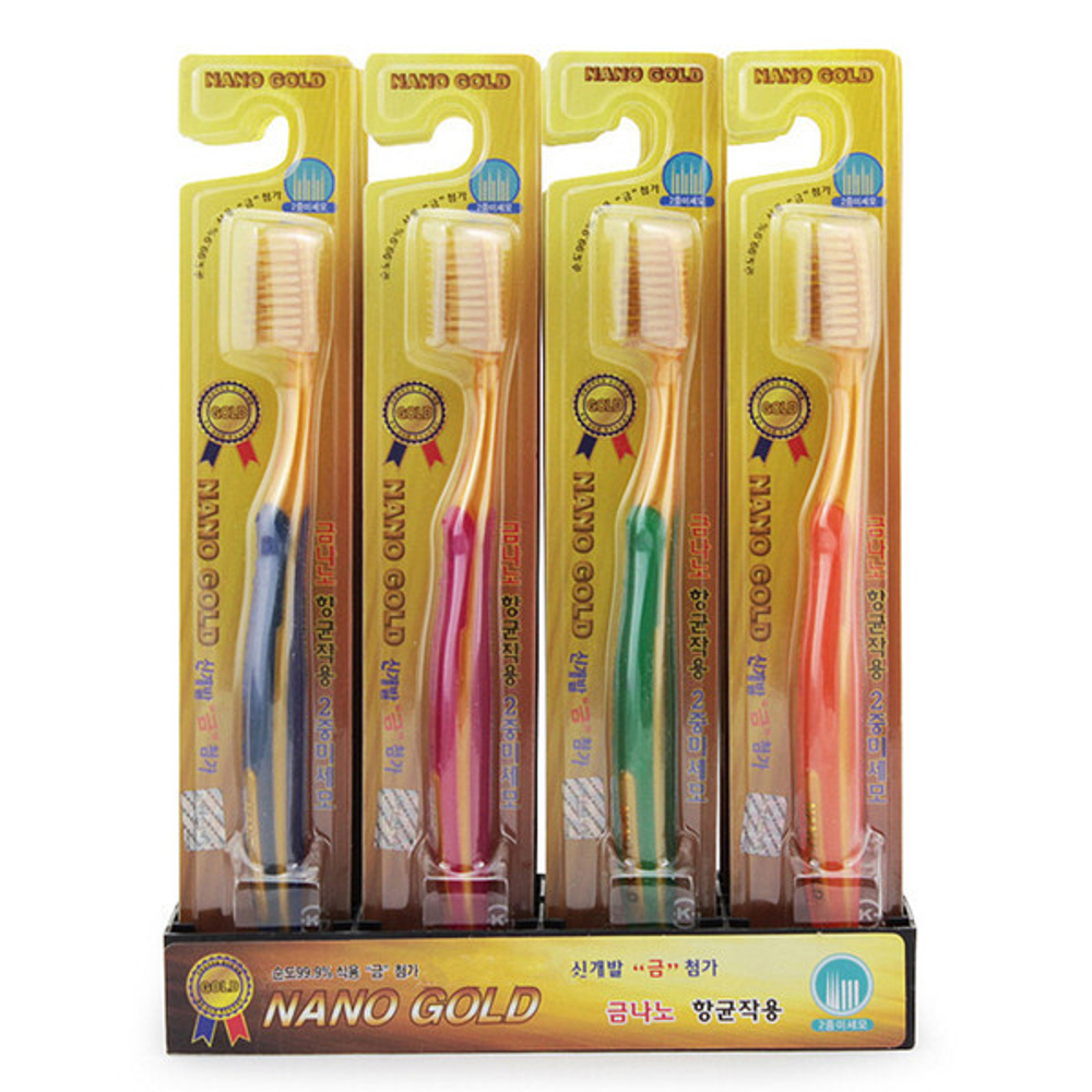 Right life Gold Nano Toothbrush Fusion Slim Зубная щетка с золотыми частицами, 1 шт