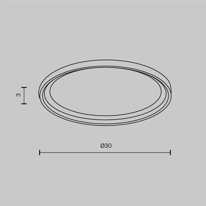 Фиксирующее кольцо для встраиваемого светильника Maytoni Downlight DLA110-B