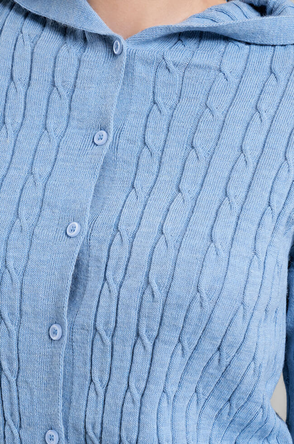 1846 Жакет женский (голубой)