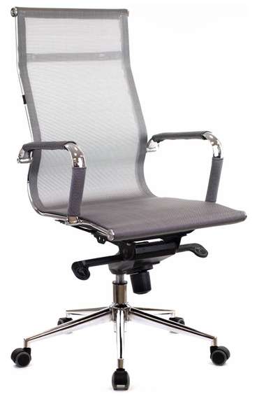 Кресло руководителя Everprof Opera M Сетка Серый
