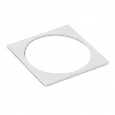 Декоративная  одиночная рамка для светильника DL20761,  89х89х2.5,  белая