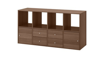 Стеллаж Билли 24 Орех Экко 9459 147*39*77 см, Коричневый   Фиеста