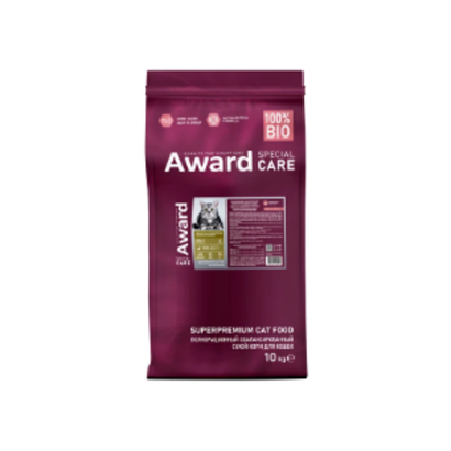 Сухой корм AWARD SPECIAL CARE Sensitive Digestion для взрослых кошек с чувствительным пищеварением со свежим мясом утки 10кг