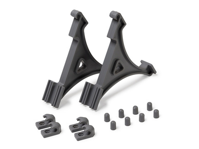 Duslar Комплект креплений сетчатой полки AGATA для обуви, серый