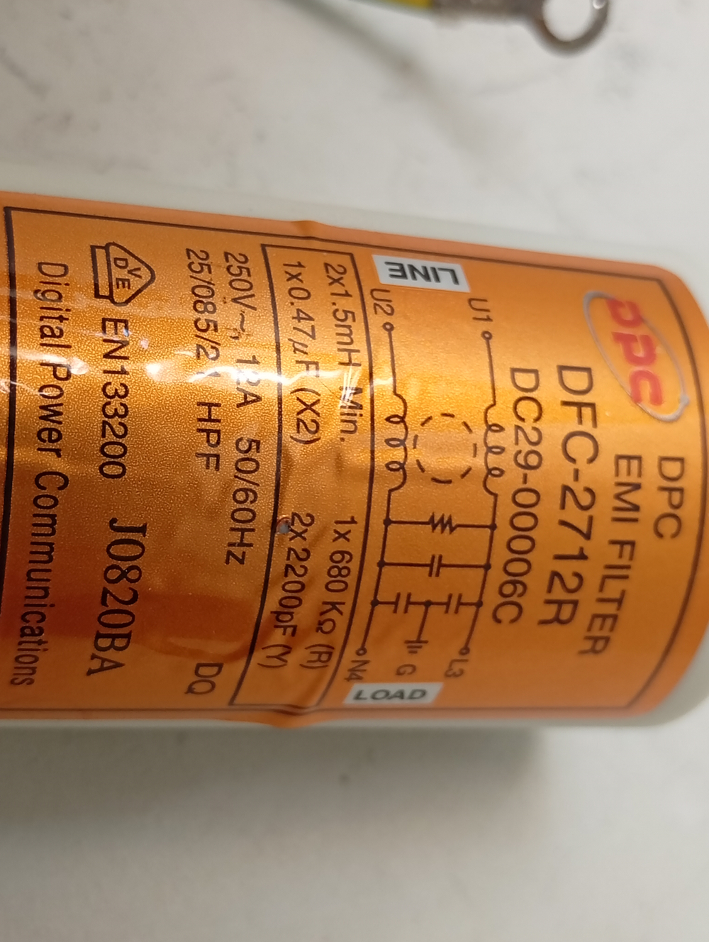 WF8500NMW/YLP кт24 Сетевой фильтр стиральной машины Samsung DC29-00006C б/у