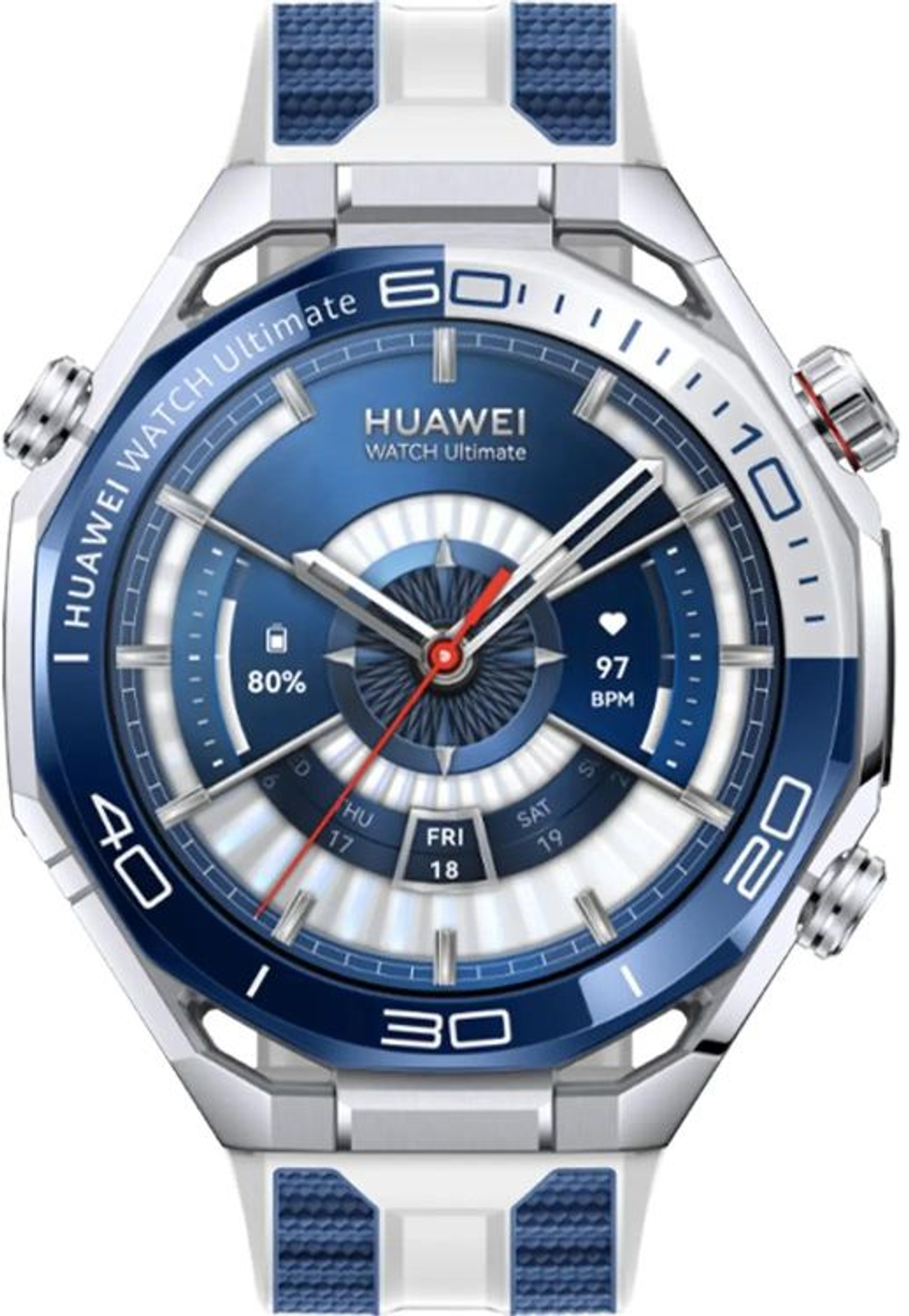 Смарт-часы Huawei Watch Ultimate 2 March-B29,  1.5",  синий