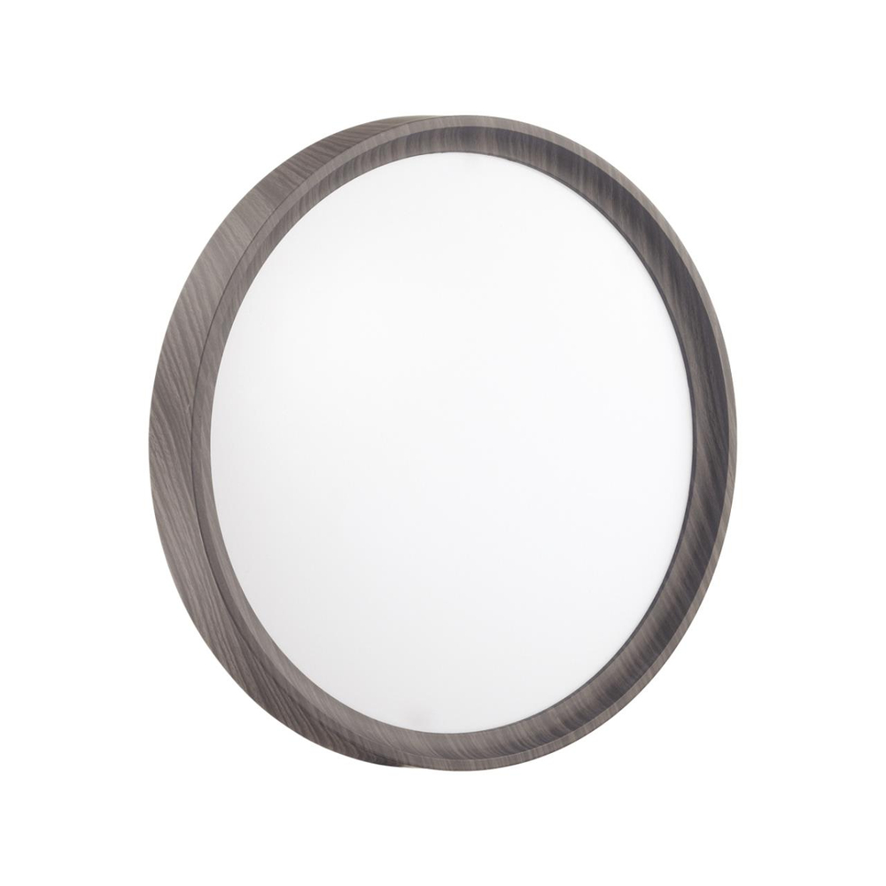 7627/DL PALE SN 175 Светильник пластик/венге под дерево LED 48Вт 3000-6300K D400 IP43 пульт ДУ WOODI