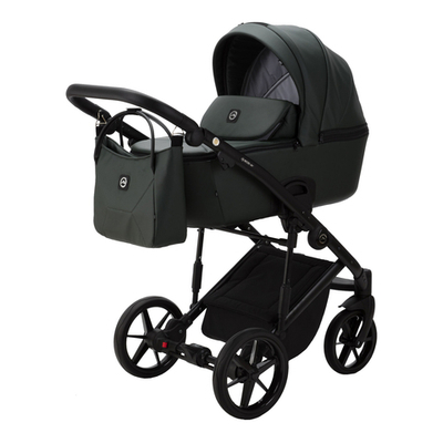 Детская универсальная коляска Adamex MOBI Deluxe SA-29 (2в1) 100% экокожа