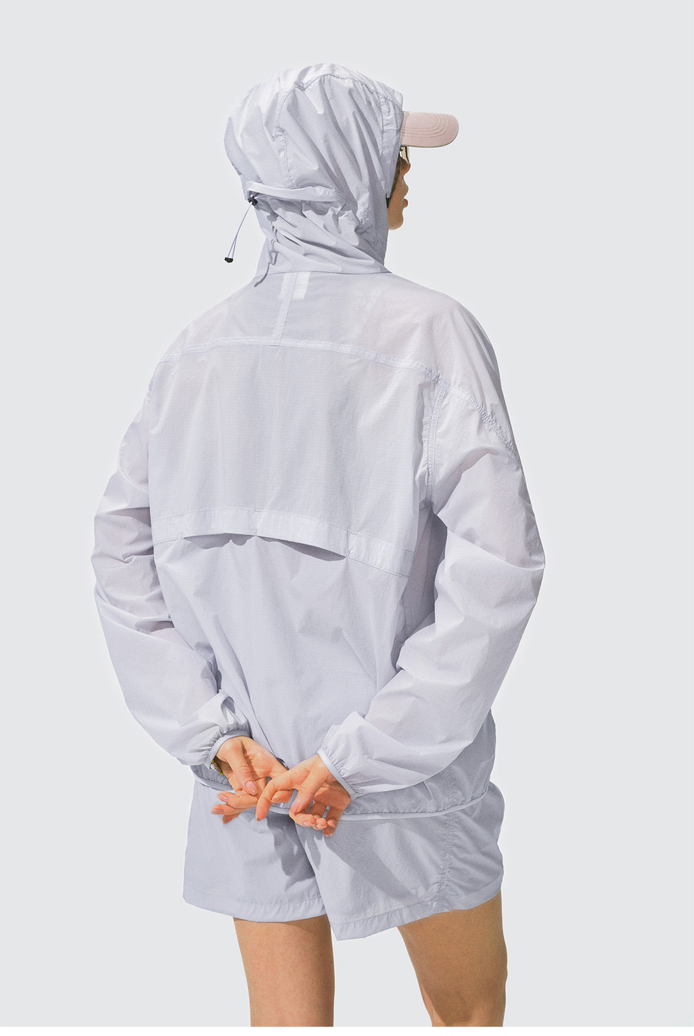 Куртка Nothomme Monterest Outdoor Packable Hooded Half-Zip Jacket with Reflective Logo Print