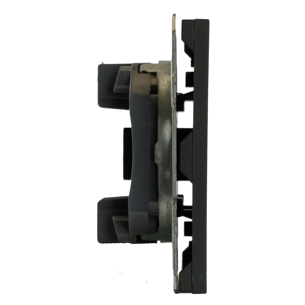 Розетка HDMI 2.0 Type A (механизм), серия Эмили, STEKKER, RST00-5118-05, черный уголь, soft touch 50171