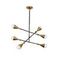 Подвесная люстра Lumina Deco Valpina LDP 6029-6 BK+MD