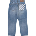 A Bathing Ape Bathing Ape Jeans Cotton синий