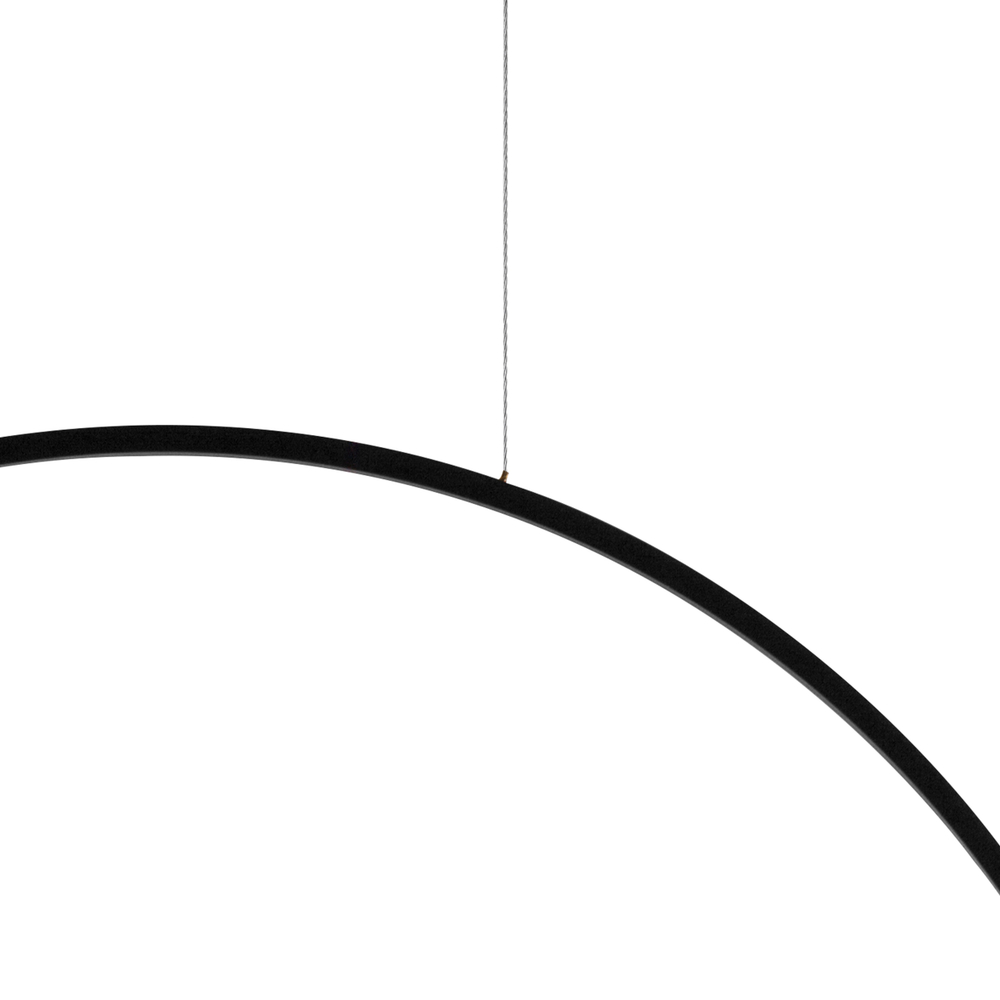 738657 Светильник подвесной UNDINE 20W LED 936LM 120G ЧЕРНЫЙ 3000K