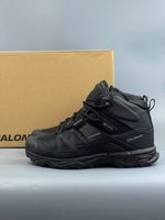 Кроссовки Salomon GoreTex на меху #388 (черн.)
