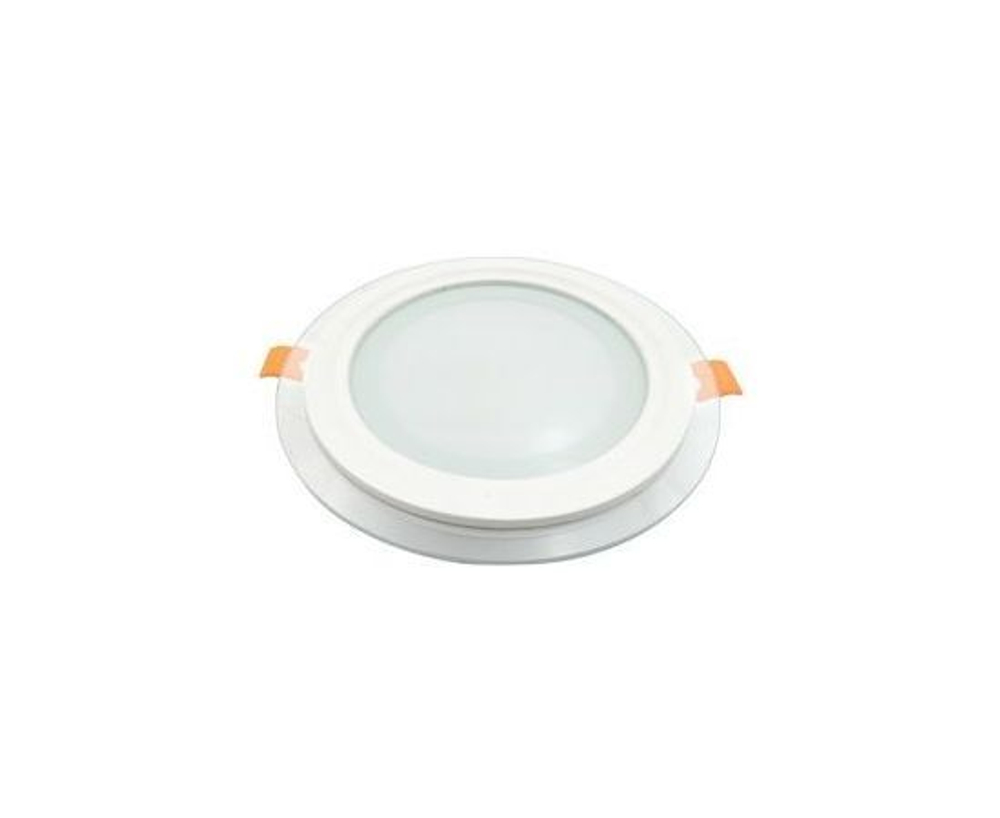 Светильник светодиодный встраиваемый Ecola даунлайт 9W 2700K круг, стекло подсветка 2K 120x35 DGRW90ELC