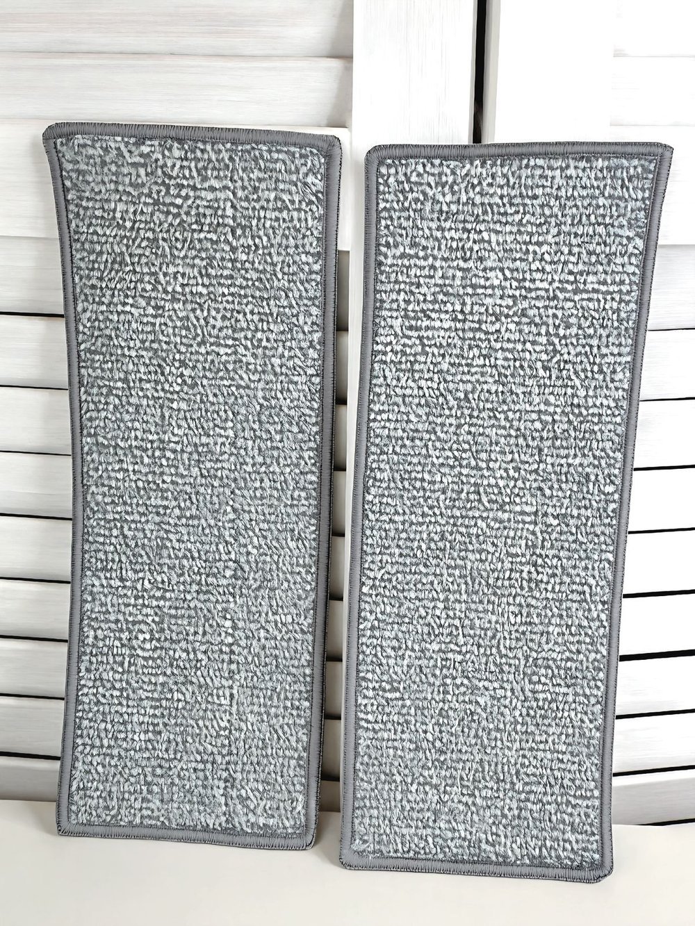 Ведро для мытья полов 5+5л с отжимом на защелках шваброй+2 насадки в комплекте