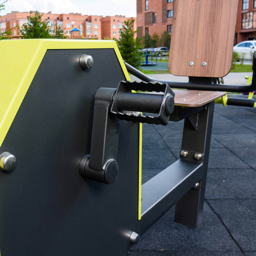 Cardio-1901 Уличный Велотренажер горизонтальный с безынерционным нагрузочным механизмом ZAVODSPORTA