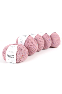 Пряжа O'YARN TWEED’N MERINO с цветными крапинками, 500г