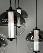 Подвесной светильник MD24022079-3B black/smoky