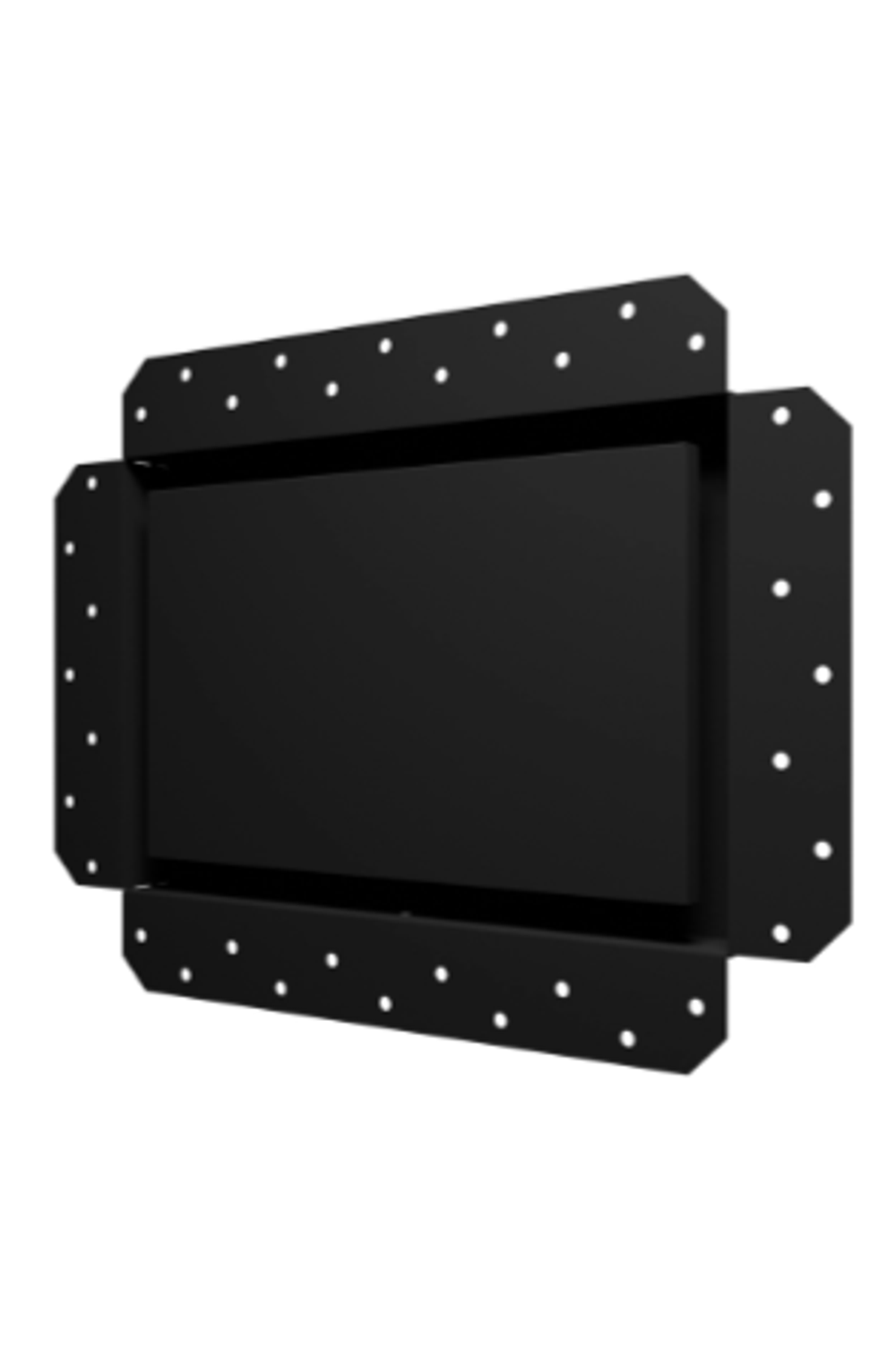 Решетка вентиляционная SGR 300х200 окраш.сталь Matt black ERA