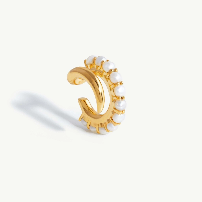 Chunky Claw Pearl Ear Cuff