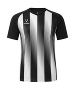 Футболка игровая Jogel Camp Striped Jersey-K, черный 99/белый 00