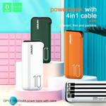 Портативный аккумулятор DENMEN DP11 10000 mAh (белый)