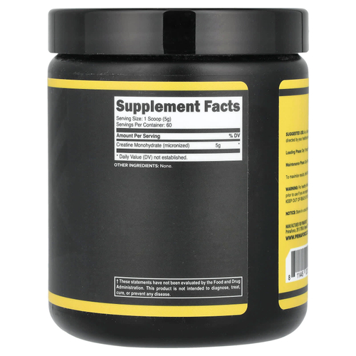 Primaforce, Моногидрат креатина, без добавок, 300 г (10,7 унции)